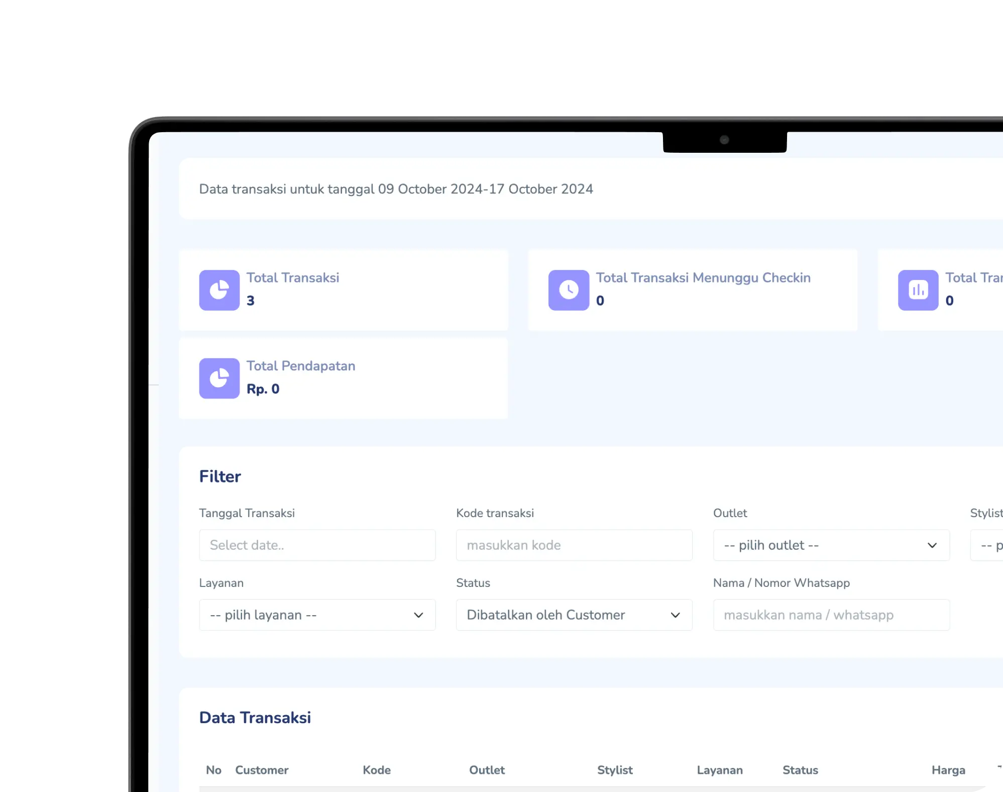 trimhub indonesia barbershop and salon software